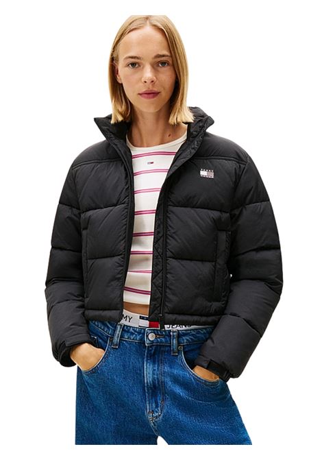 Giubbino imbottito relaxed fit idrorepellente BLACK Tommy Hilfiger | DW0DW21620BDS